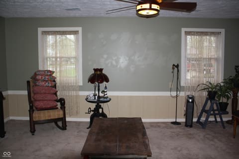 Family room at 8437 Lockwood Lane, Indianapolis, IN