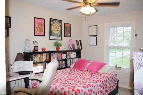 Bedroom at 8437 Lockwood Lane, Indianapolis, IN