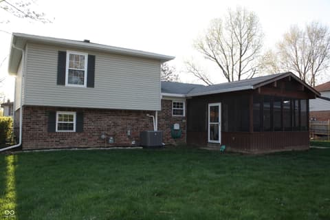 Backyard at 8437 Lockwood Lane, Indianapolis, IN