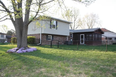 Backyard at 8437 Lockwood Lane, Indianapolis, IN