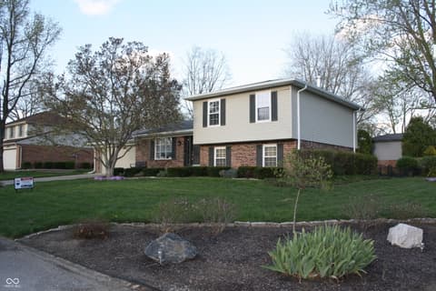 Front exterior at 8437 Lockwood Lane, Indianapolis, IN