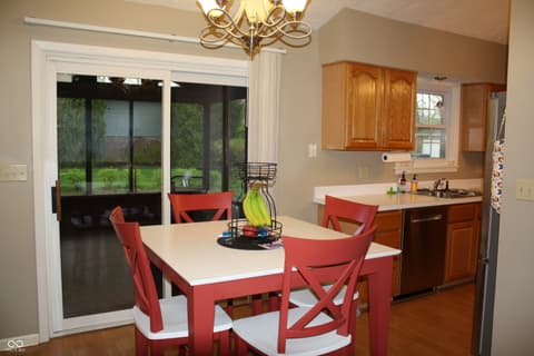 Dining room at 8437 Lockwood Lane, Indianapolis, IN