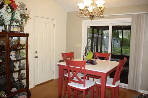 Dining room at 8437 Lockwood Lane, Indianapolis, IN