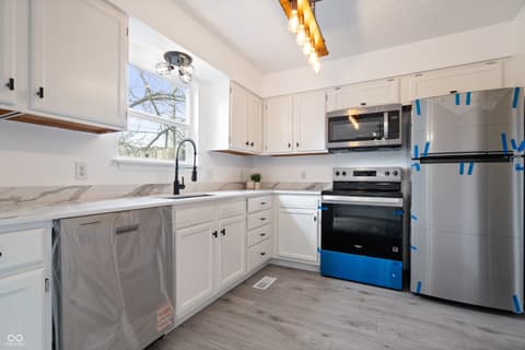 Kitchen at 7467 Woodshire Place, Indianapolis, IN