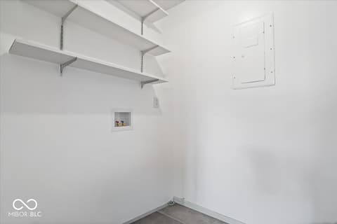 Laundry room at 7467 Woodshire Place, Indianapolis, IN