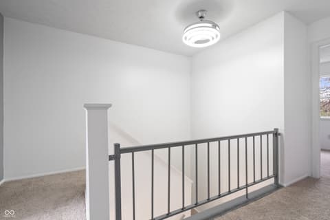 Hallway at 7467 Woodshire Place, Indianapolis, IN
