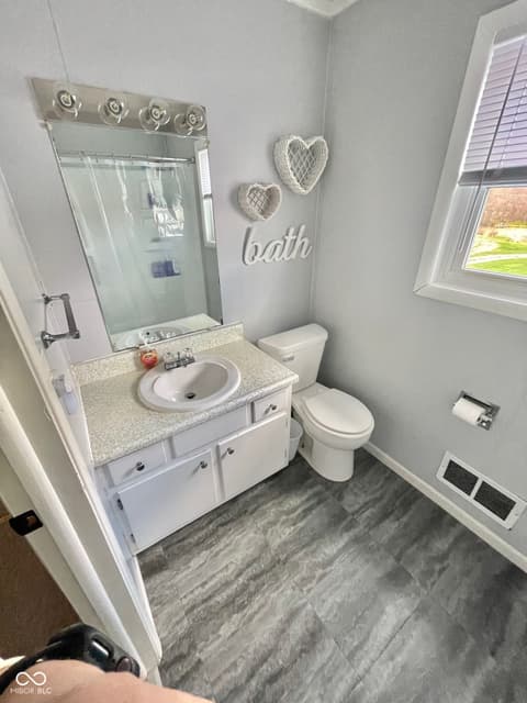 Bathroom at 8989 S County Road 825 W, Reelsville, IN