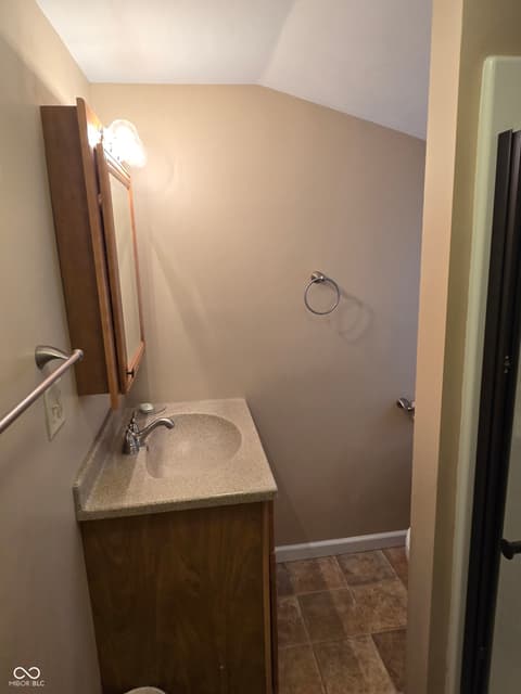 Bathroom at 1403 Madison Road, Elwood, IN
