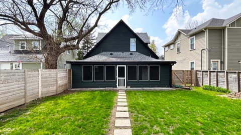 Backyard at 909 N Temple Avenue, Indianapolis, IN