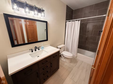 Bathroom at 5012 Harway Court, Indianapolis, IN