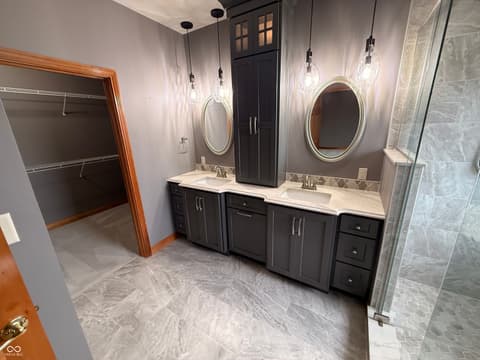 Bathroom at 5012 Harway Court, Indianapolis, IN