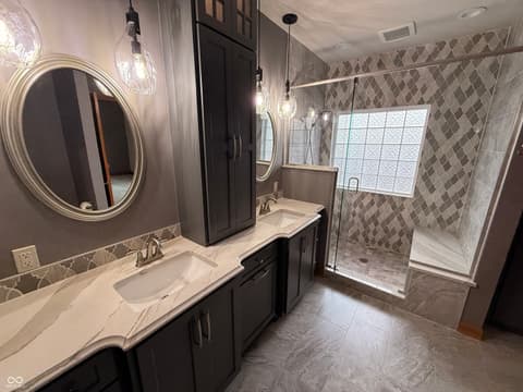Bathroom at 5012 Harway Court, Indianapolis, IN