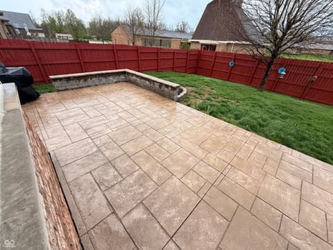 Outdoor living area at 5012 Harway Court, Indianapolis, IN