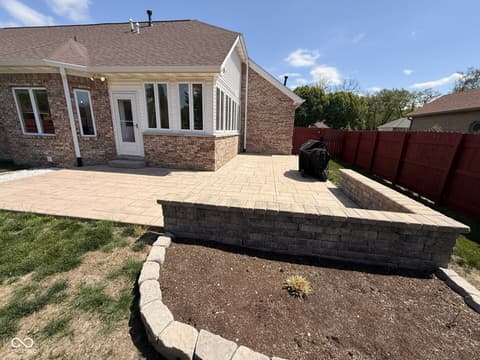 Backyard at 5012 Harway Court, Indianapolis, IN
