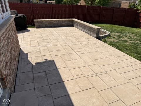 Outdoor living area at 5012 Harway Court, Indianapolis, IN