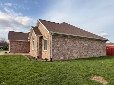Side exterior at 5012 Harway Court, Indianapolis, IN
