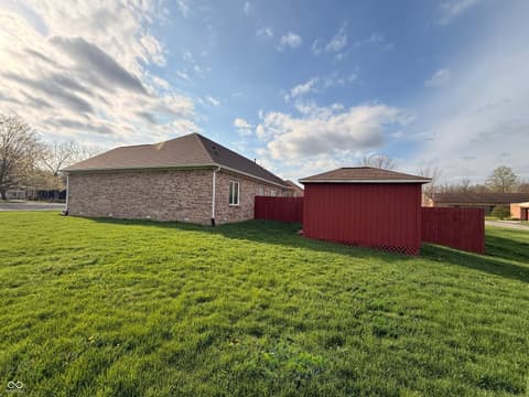 Side exterior at 5012 Harway Court, Indianapolis, IN