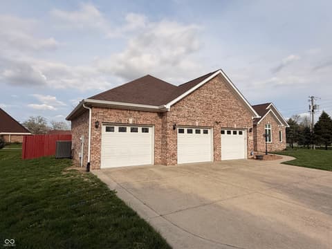 Side exterior at 5012 Harway Court, Indianapolis, IN