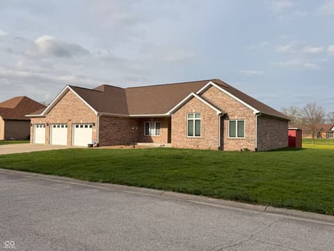 Front exterior at 5012 Harway Court, Indianapolis, IN