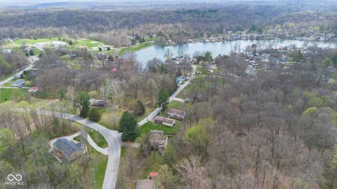 Aerial view at 8488 S Riser Drive, Nineveh, IN
