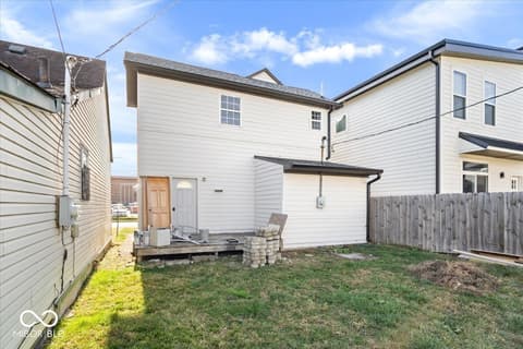 Backyard at 1214 English Avenue, Indianapolis, IN