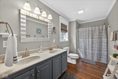 Bathroom at 981 Denali Drive, Spencer, IN
