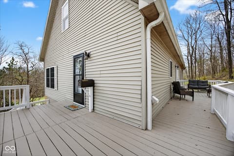 Outdoor living area at 981 Denali Drive, Spencer, IN