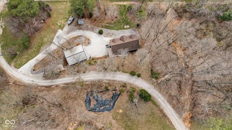 Aerial view at 981 Denali Drive, Spencer, IN