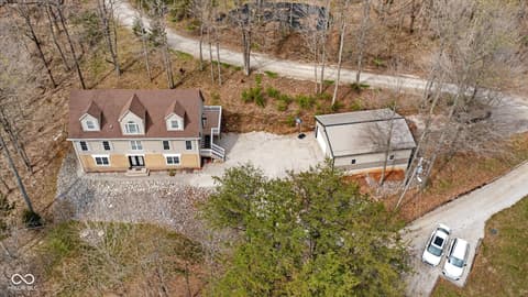 Aerial view at 981 Denali Drive, Spencer, IN
