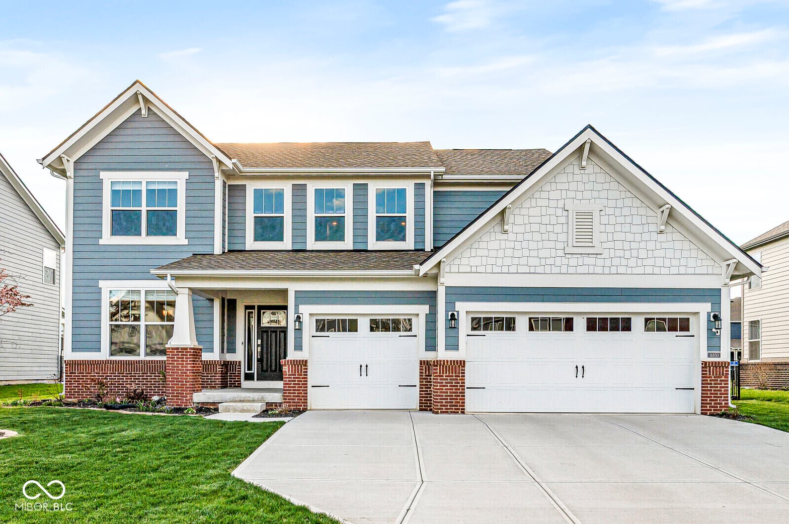 Front exterior at 16850 Boleyn Drive, Westfield, IN