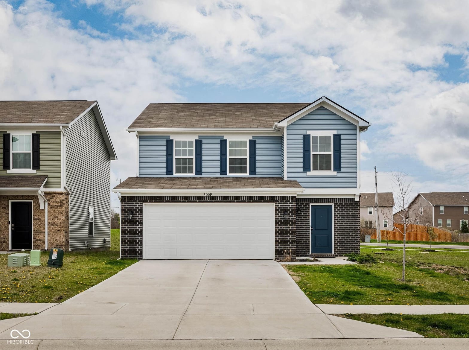 Front exterior at 3009 Lennon Lane, Indianapolis, IN