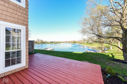 Outdoor living area at 7321 Harbour Point, Indianapolis, IN