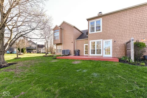 Backyard at 7321 Harbour Point, Indianapolis, IN