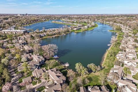 Aerial view at 7321 Harbour Point, Indianapolis, IN