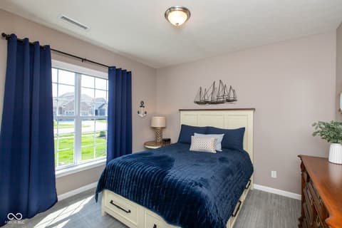 Bedroom at 4220 Backstretch Lane, Bargersville, IN