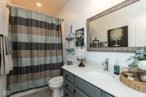 Bathroom at 4220 Backstretch Lane, Bargersville, IN