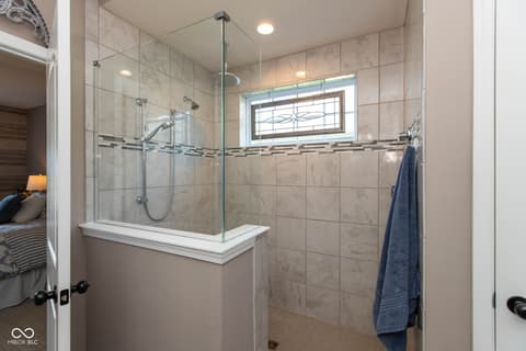 Primary bathroom at 4220 Backstretch Lane, Bargersville, IN