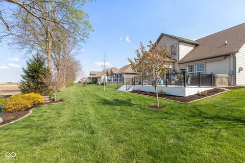 Yard at 4220 Backstretch Lane, Bargersville, IN