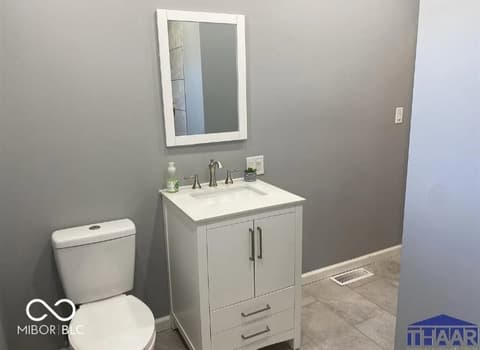 Bathroom at 1015 Elizabeth Lane, Terre Haute, IN
