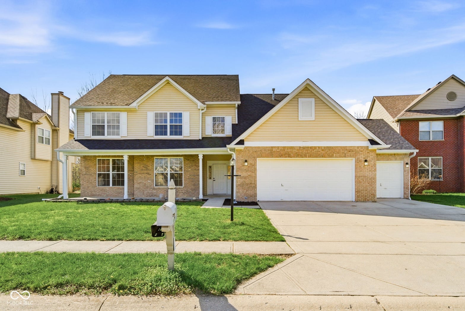 Front exterior at 8146 Winterset Circle, Indianapolis, IN