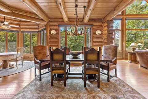 Dining room at 7839 W Bellsville Pike, Nashville, IN