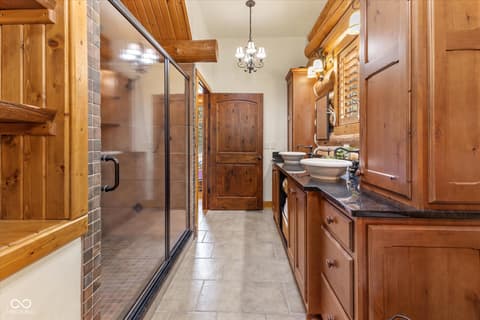 Bathroom at 7839 W Bellsville Pike, Nashville, IN