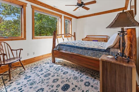 Bedroom at 7839 W Bellsville Pike, Nashville, IN