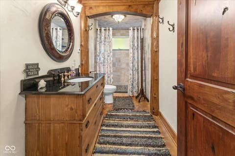 Bathroom at 7839 W Bellsville Pike, Nashville, IN