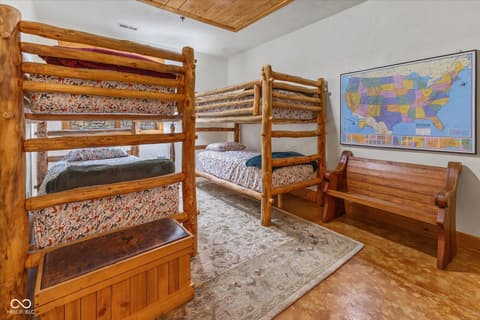 Bedroom at 7839 W Bellsville Pike, Nashville, IN
