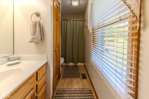 Bathroom at 7839 W Bellsville Pike, Nashville, IN