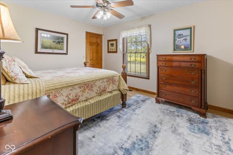 Bedroom at 7839 W Bellsville Pike, Nashville, IN