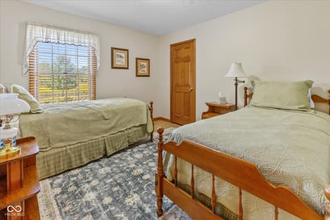 Bedroom at 7839 W Bellsville Pike, Nashville, IN