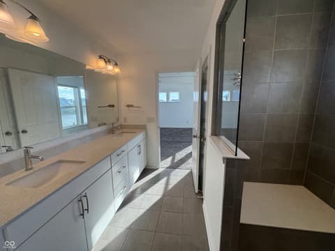 Bathroom at 1296 Wood Thrush Court, Greenwood, IN