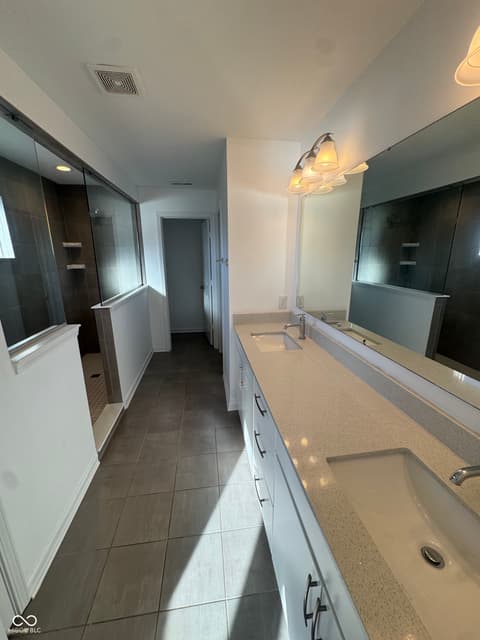 Bathroom at 1296 Wood Thrush Court, Greenwood, IN